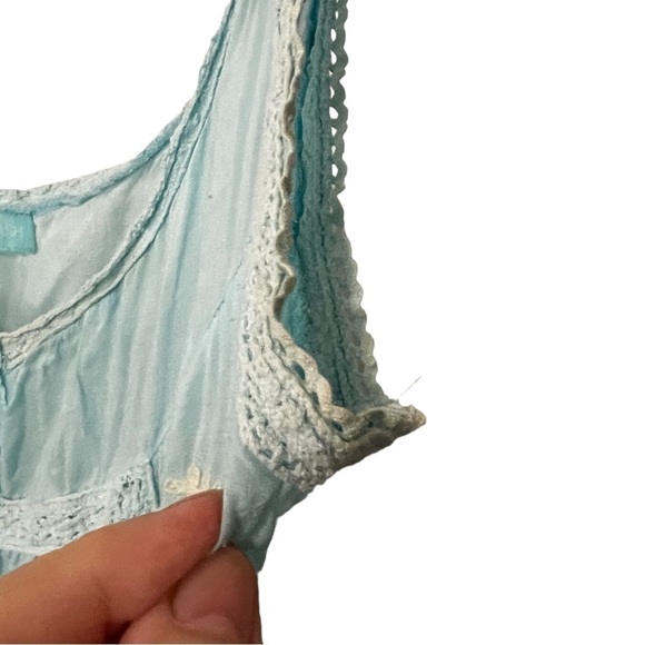 Melissa Odabash Jaz embroidered voile dress or swim cover up M coastal beachy - Picture 10 of 16